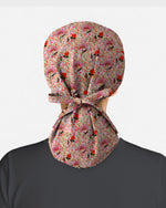 Peach Blossom Garden Scrub Cap
