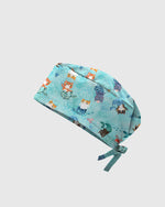 Ocean Kitties Scrub Cap