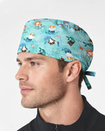 Ocean Kitties Scrub Cap