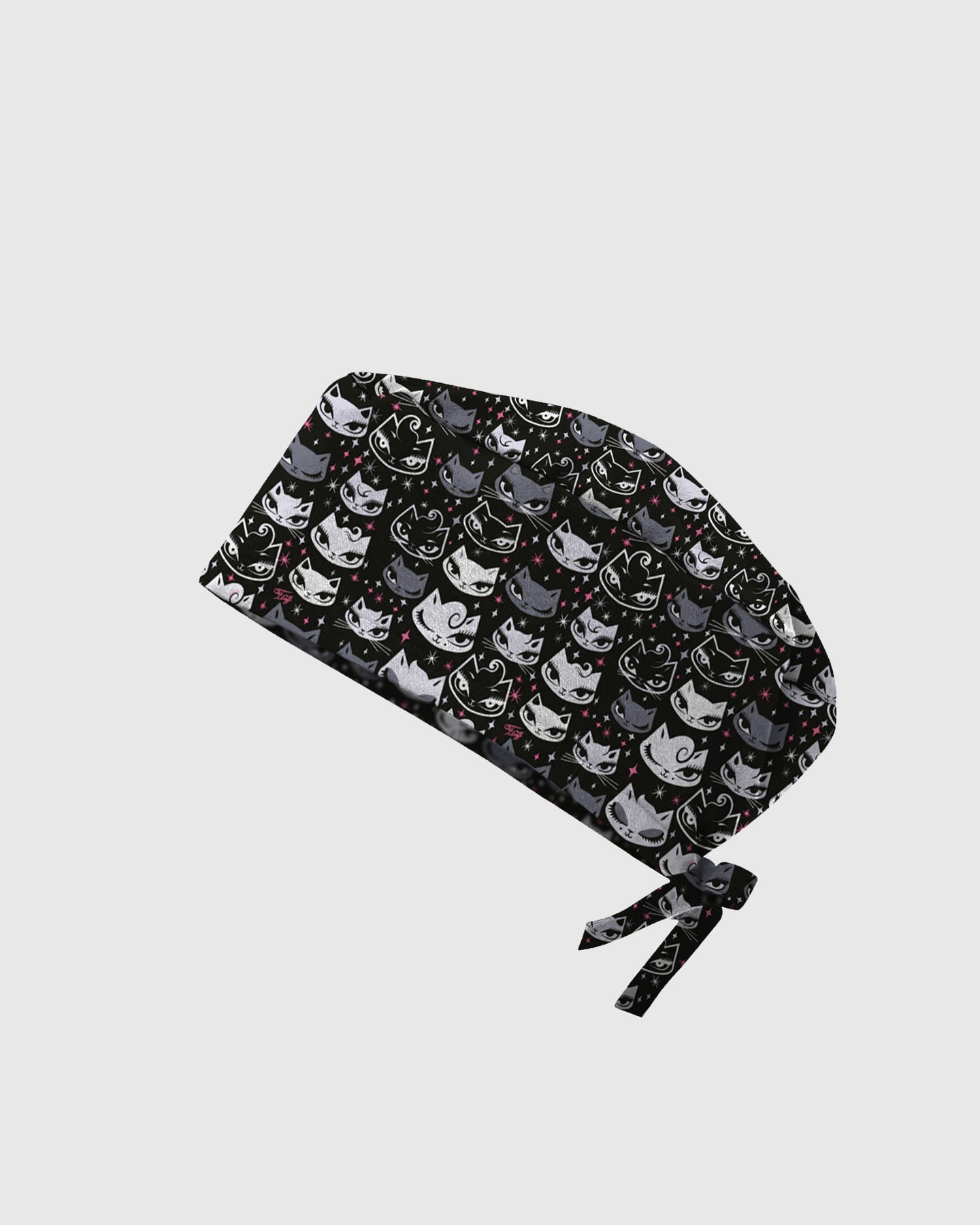 Midnight Cats Scrub Cap