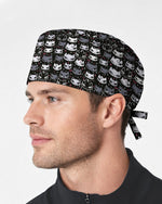 Midnight Cats Scrub Cap