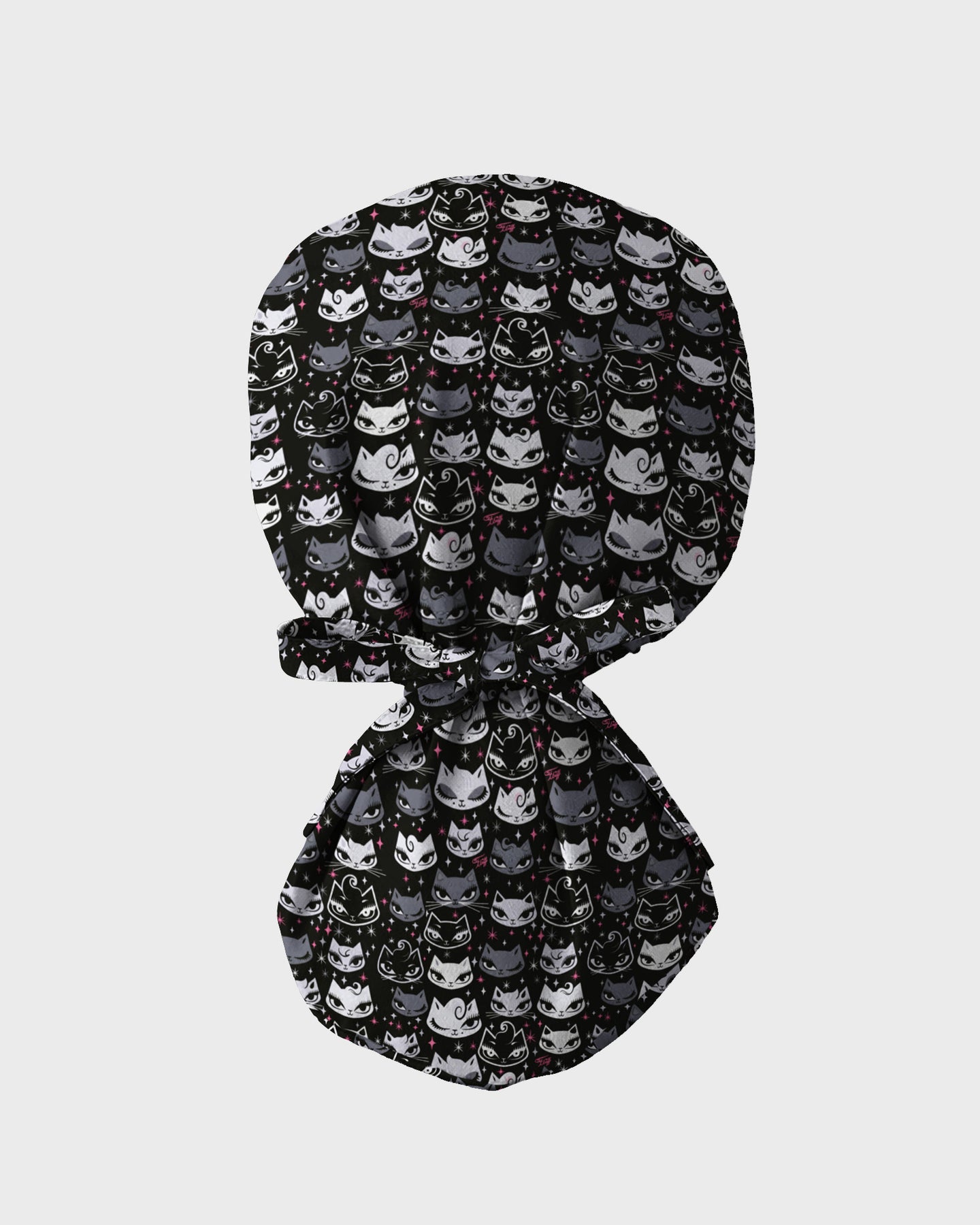 Midnight Cats Scrub Cap