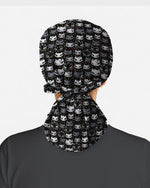 Midnight Cats Scrub Cap