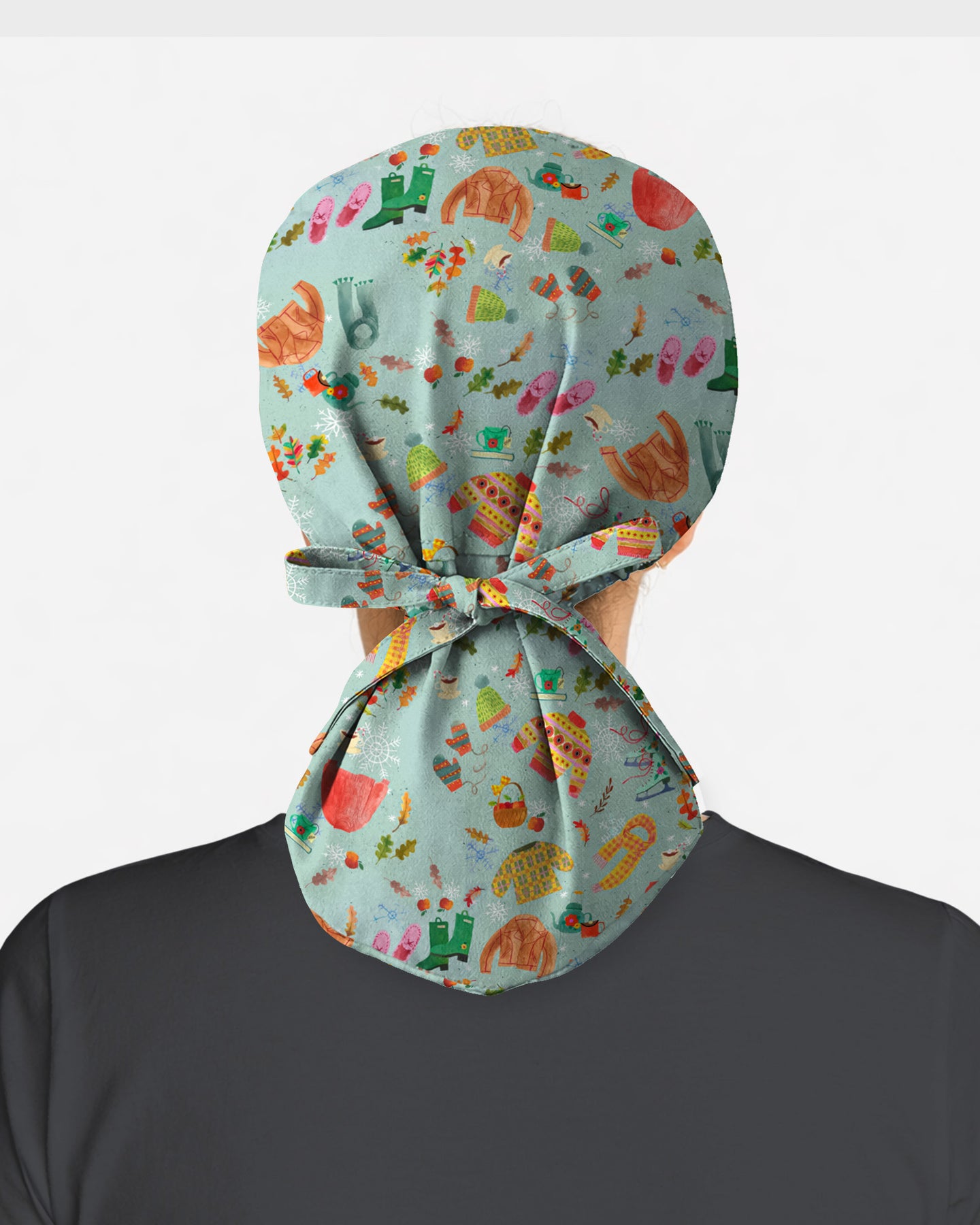 Fall Cozy Days Scrub Cap