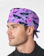 Batty Halloween Scrub Cap