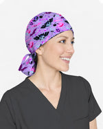 Batty Halloween Scrub Cap