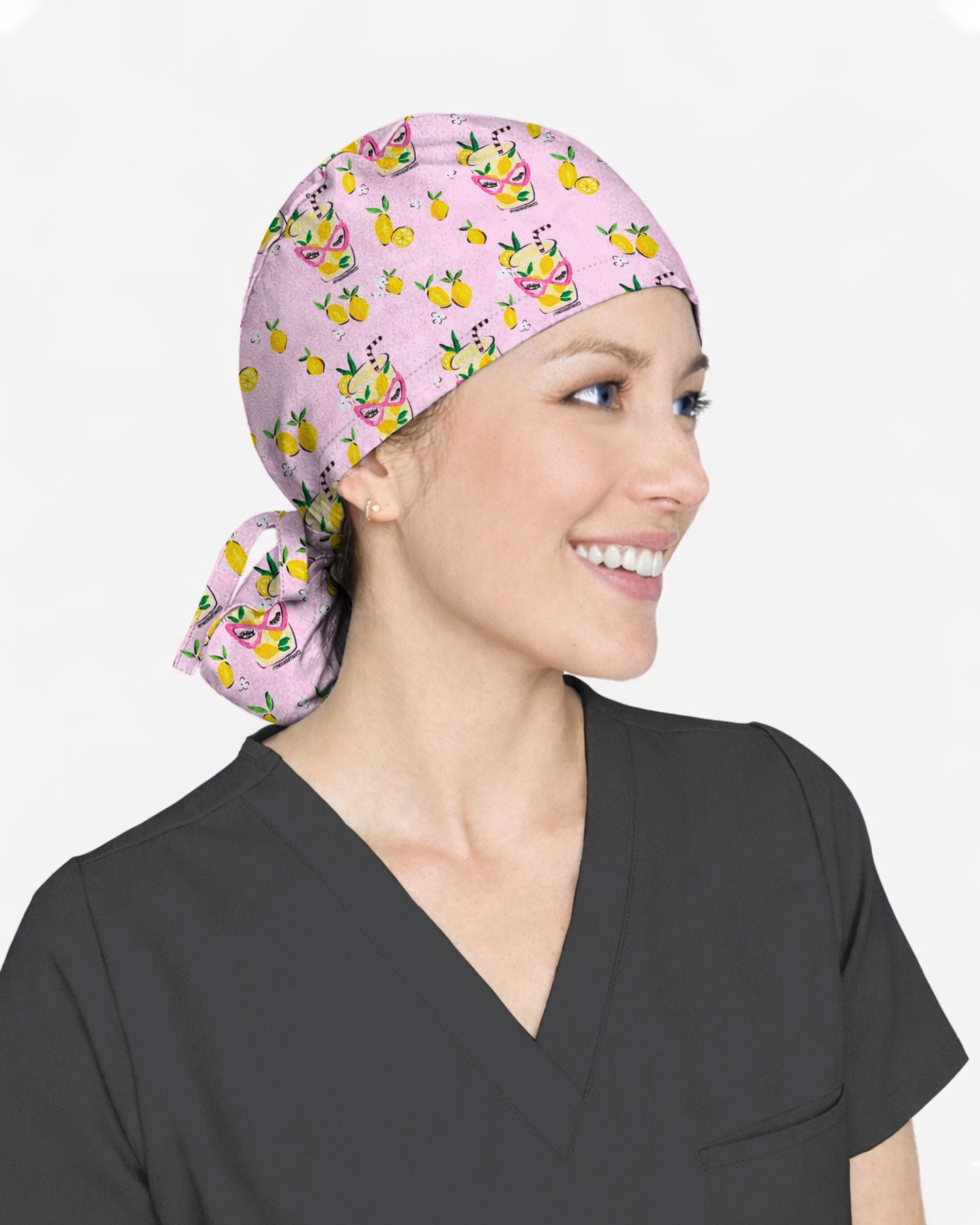 Pink Lemonade Scrub Cap