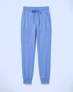 Women's 6-Pocket Jogger Scrub Pant Ceil Blue