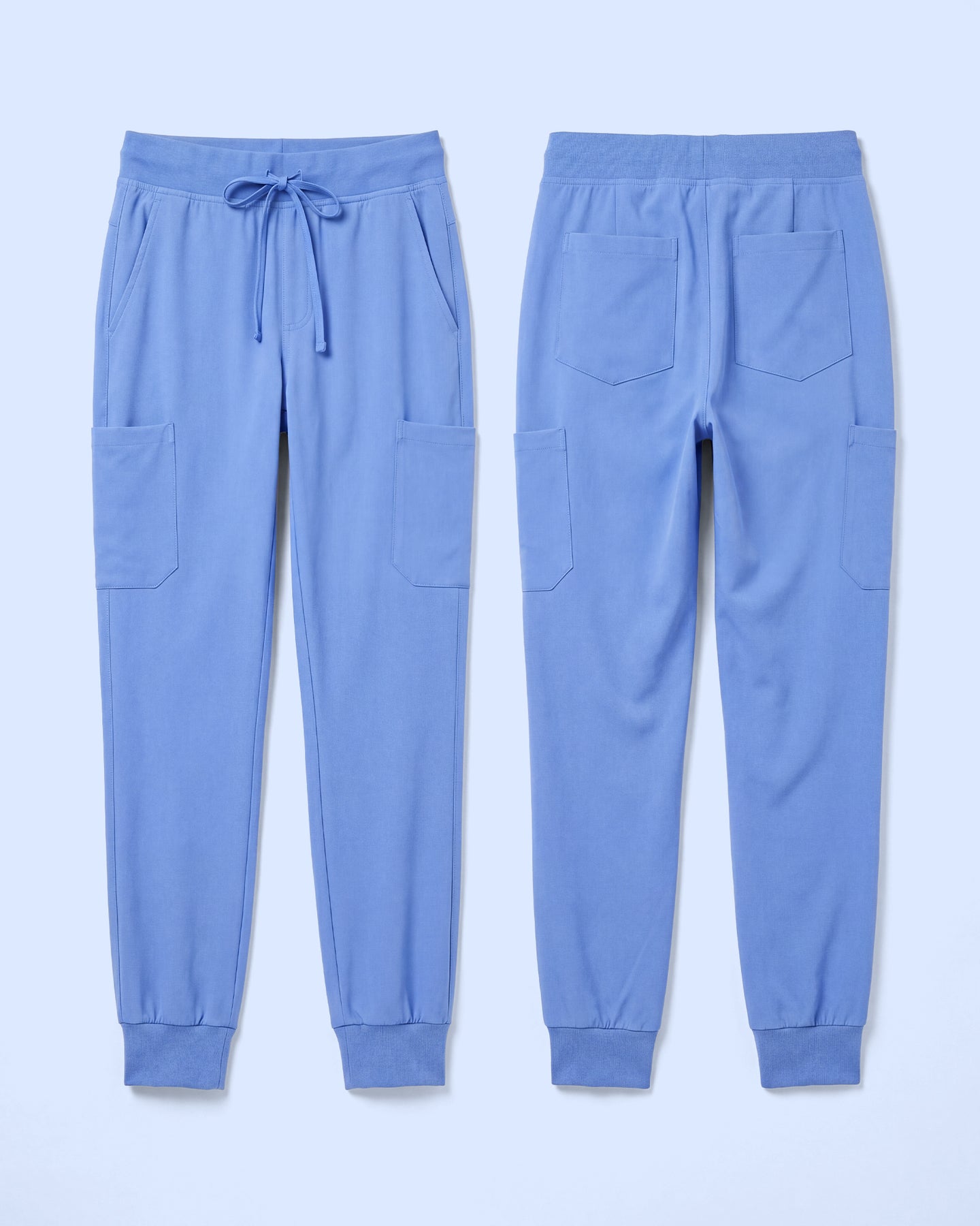 Women's 6-Pocket Jogger Scrub Pant Ceil Blue
