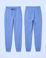 Women's 6-Pocket Jogger Scrub Pant Ceil Blue