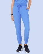 Women's 6-Pocket Jogger Scrub Pant Ceil Blue