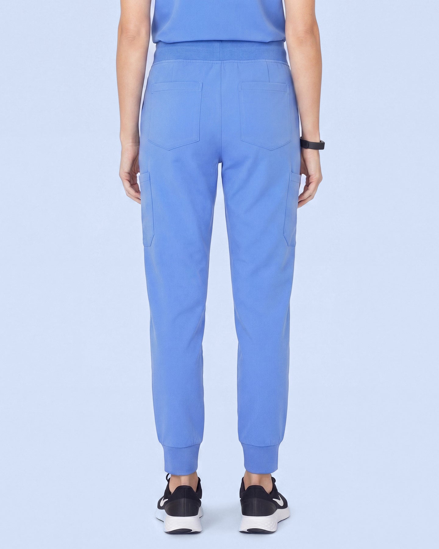 Women's 6-Pocket Jogger Scrub Pant Ceil Blue