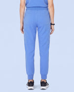 Women's 6-Pocket Jogger Scrub Pant Ceil Blue