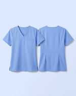 Women's V-neck One Pocket Scrub Top