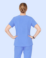 Women's V-neck One Pocket Scrub Top