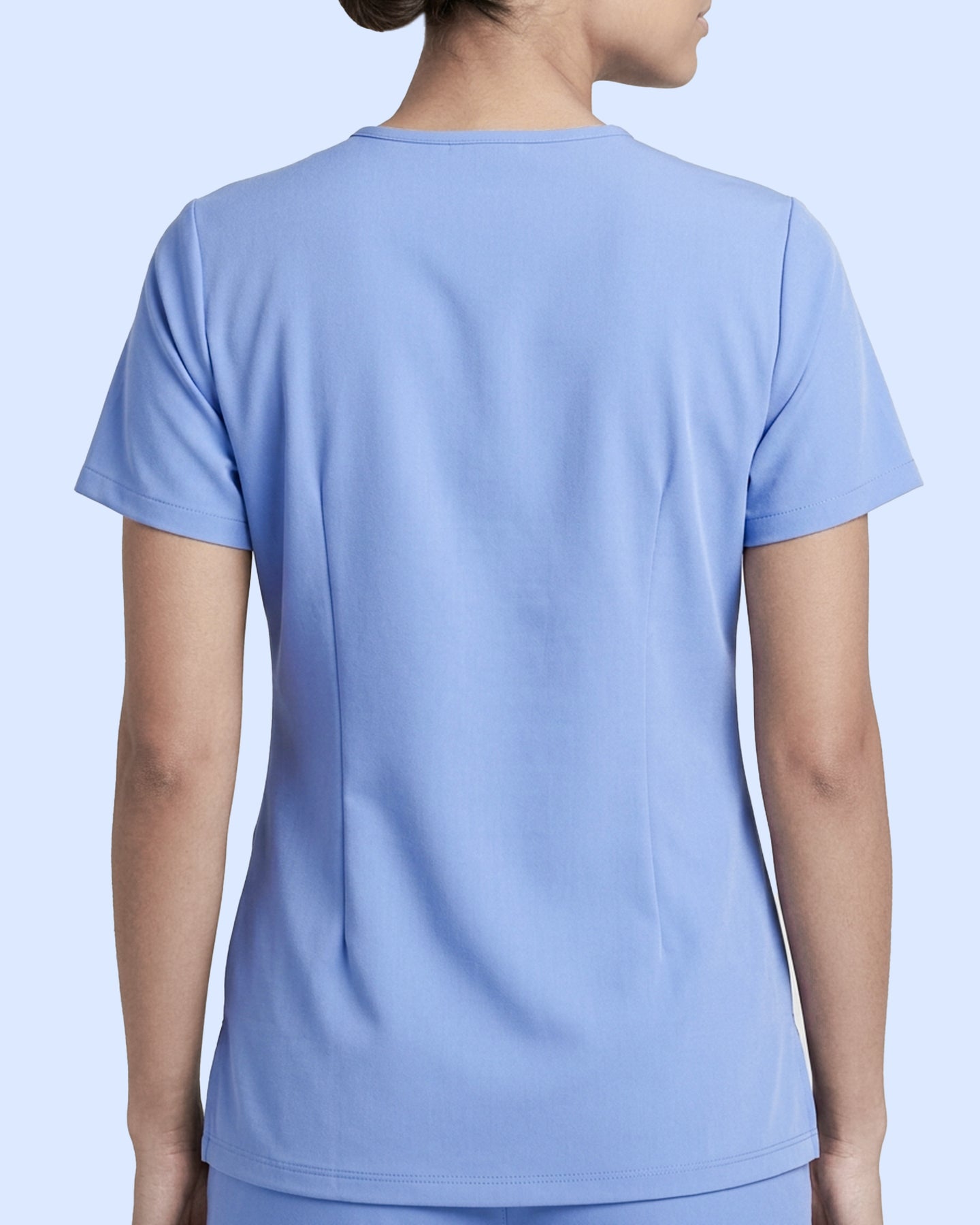 Women's V-neck One Pocket Scrub Top