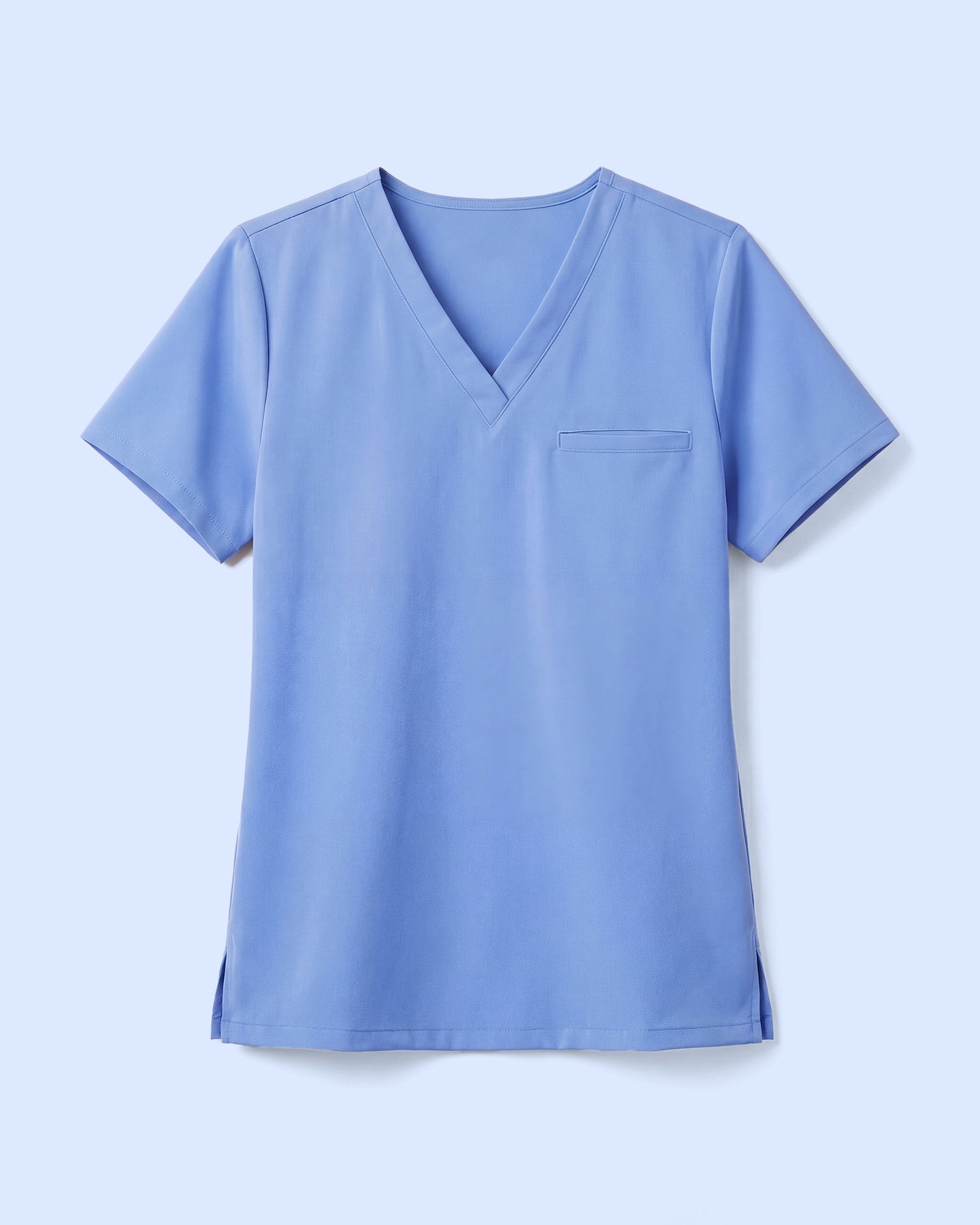 Women's V-neck One Pocket Scrub Top