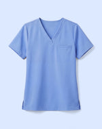 Women's V-neck One Pocket Scrub Top