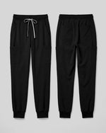 Women's 6-Pocket Jogger Scrub Pant Black