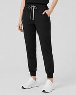 Women's 6-Pocket Jogger Scrub Pant Black