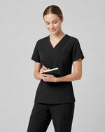 Women's V-neck One Pocket Scrub Top