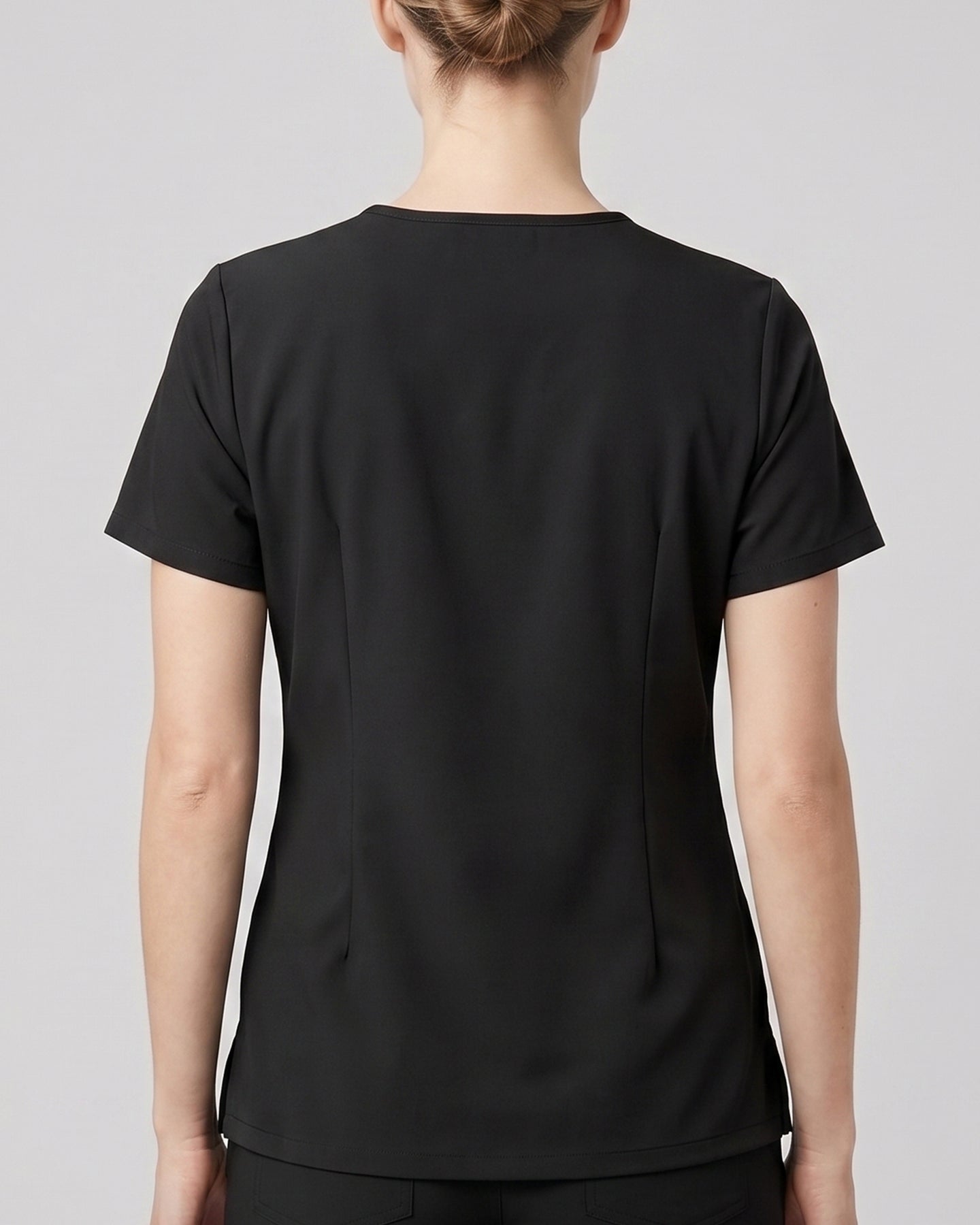 Women's V-neck One Pocket Scrub Top