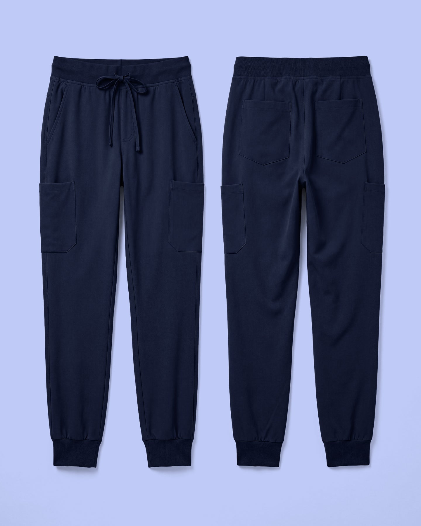Women's 6-Pocket Jogger Scrub Pant Navy