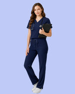 Women's 6-Pocket Jogger Scrub Pant Navy