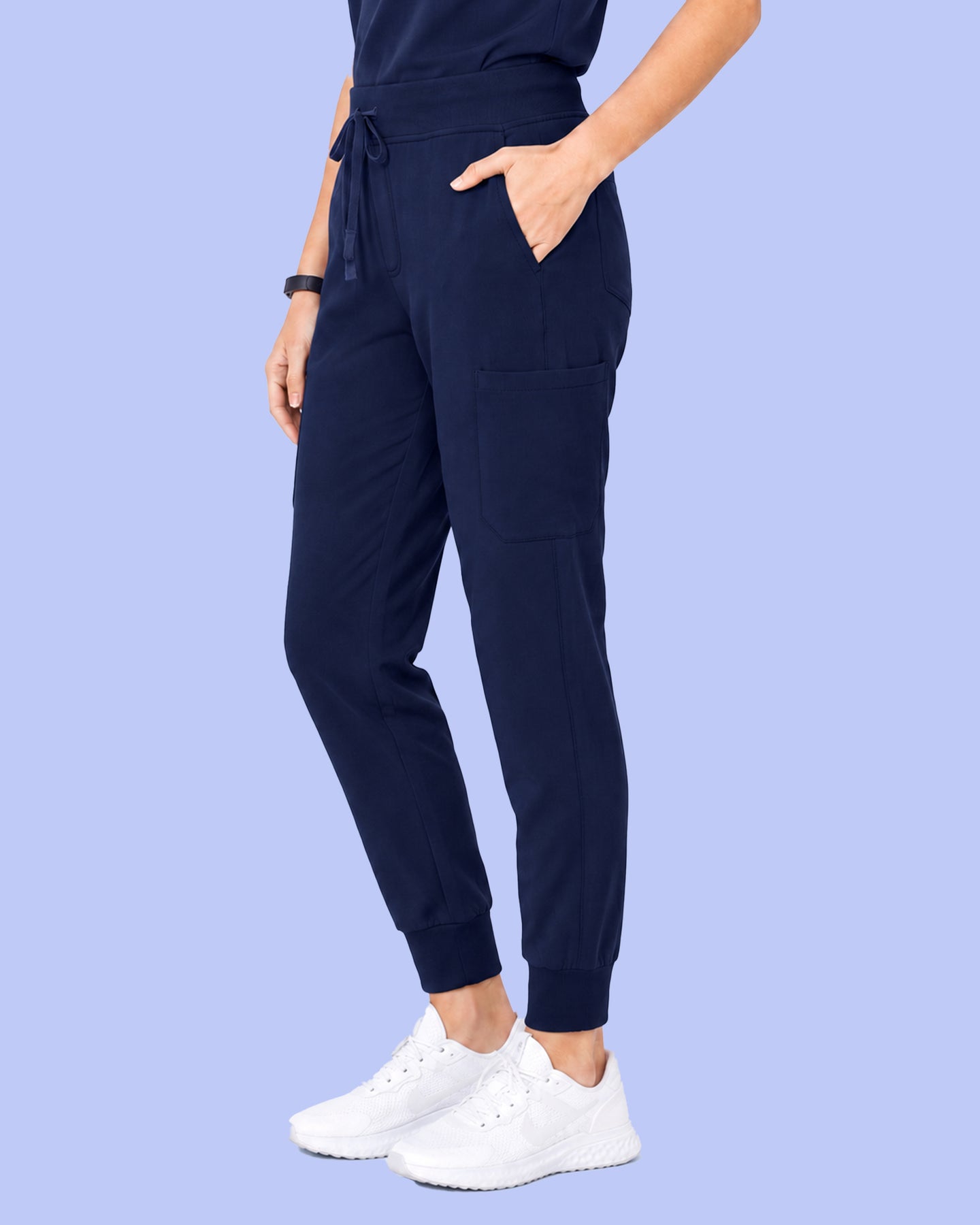 Women's 6-Pocket Jogger Scrub Pant Navy
