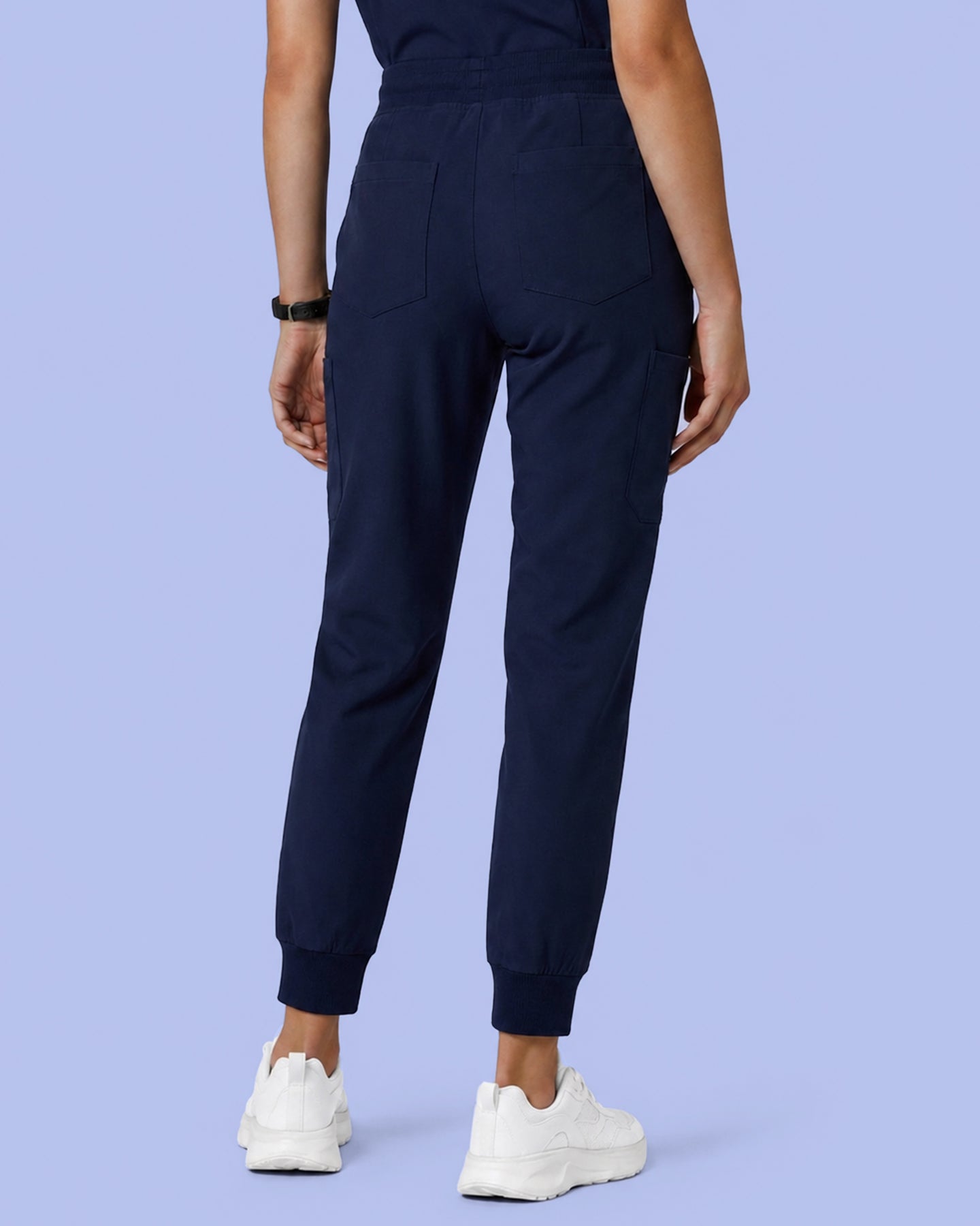 Women's 6-Pocket Jogger Scrub Pant Navy