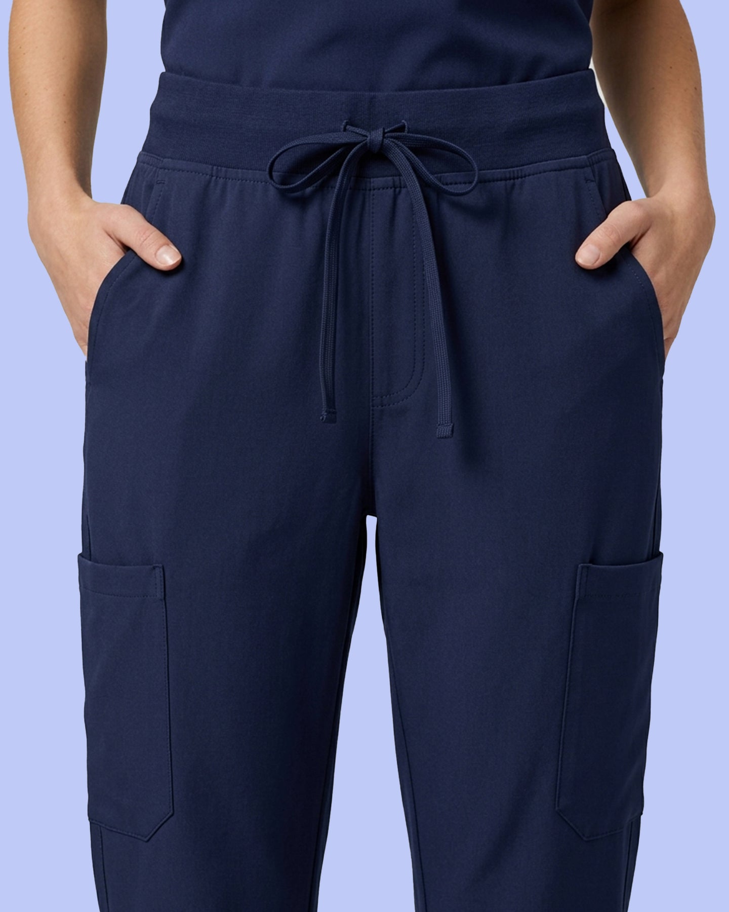 Women's 6-Pocket Jogger Scrub Pant Navy