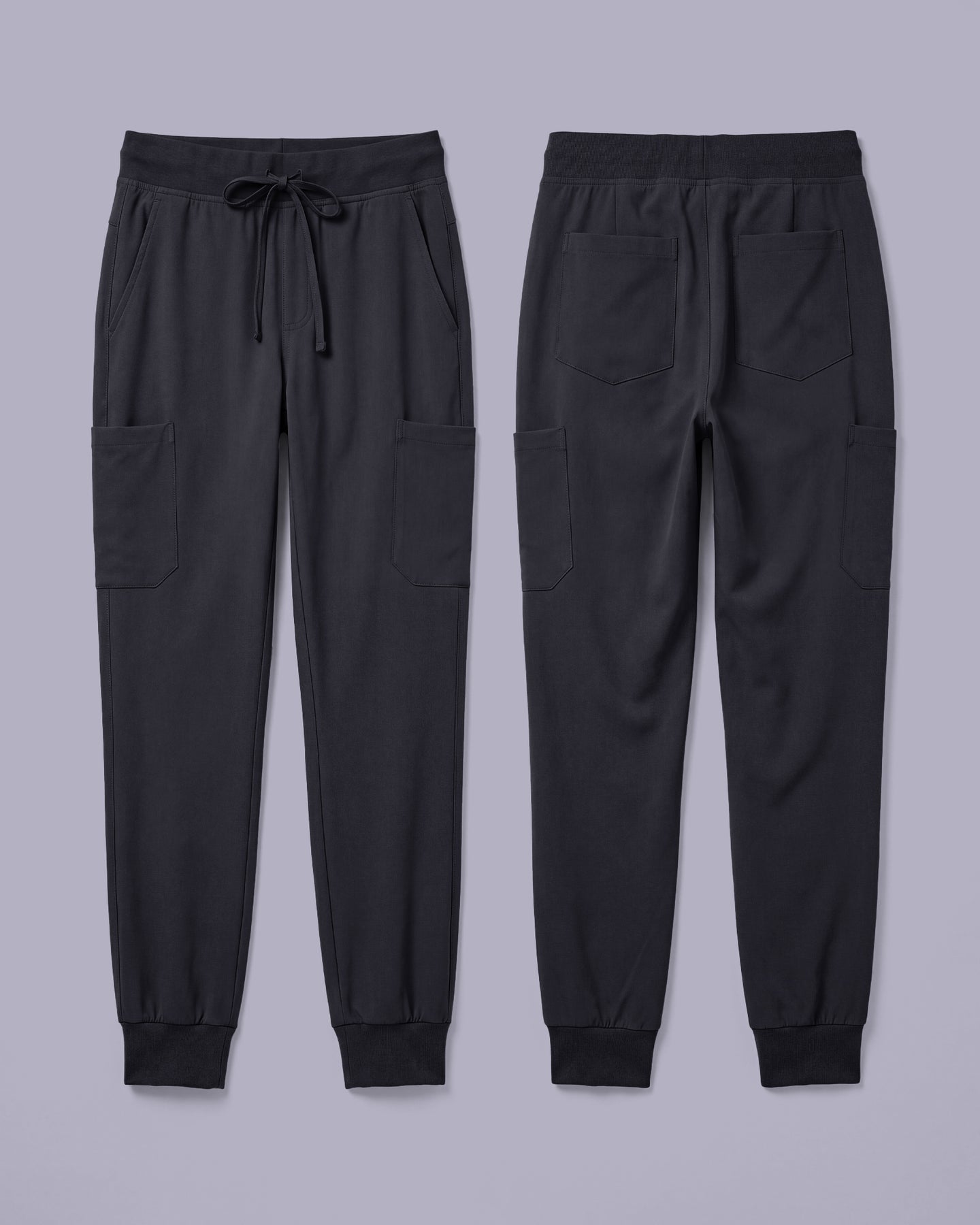Women's 6-Pocket Jogger Scrub Pant Pewter