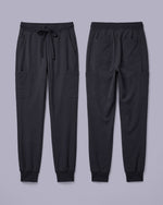 Women's 6-Pocket Jogger Scrub Pant Pewter