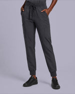 Women's 6-Pocket Jogger Scrub Pant Pewter