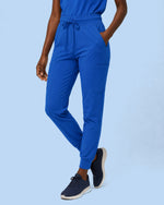 Women's 6-Pocket Jogger Scrub Pant Royal Blue