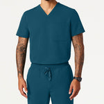 Men’s Classic Fit Everyday Scrub Top with 1 Chest Pocket