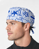 Boho Beach Sunwashed Coastal Dream Scrub Cap