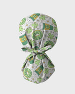 Lucky Latte Cozy Café Charm Scrub Cap