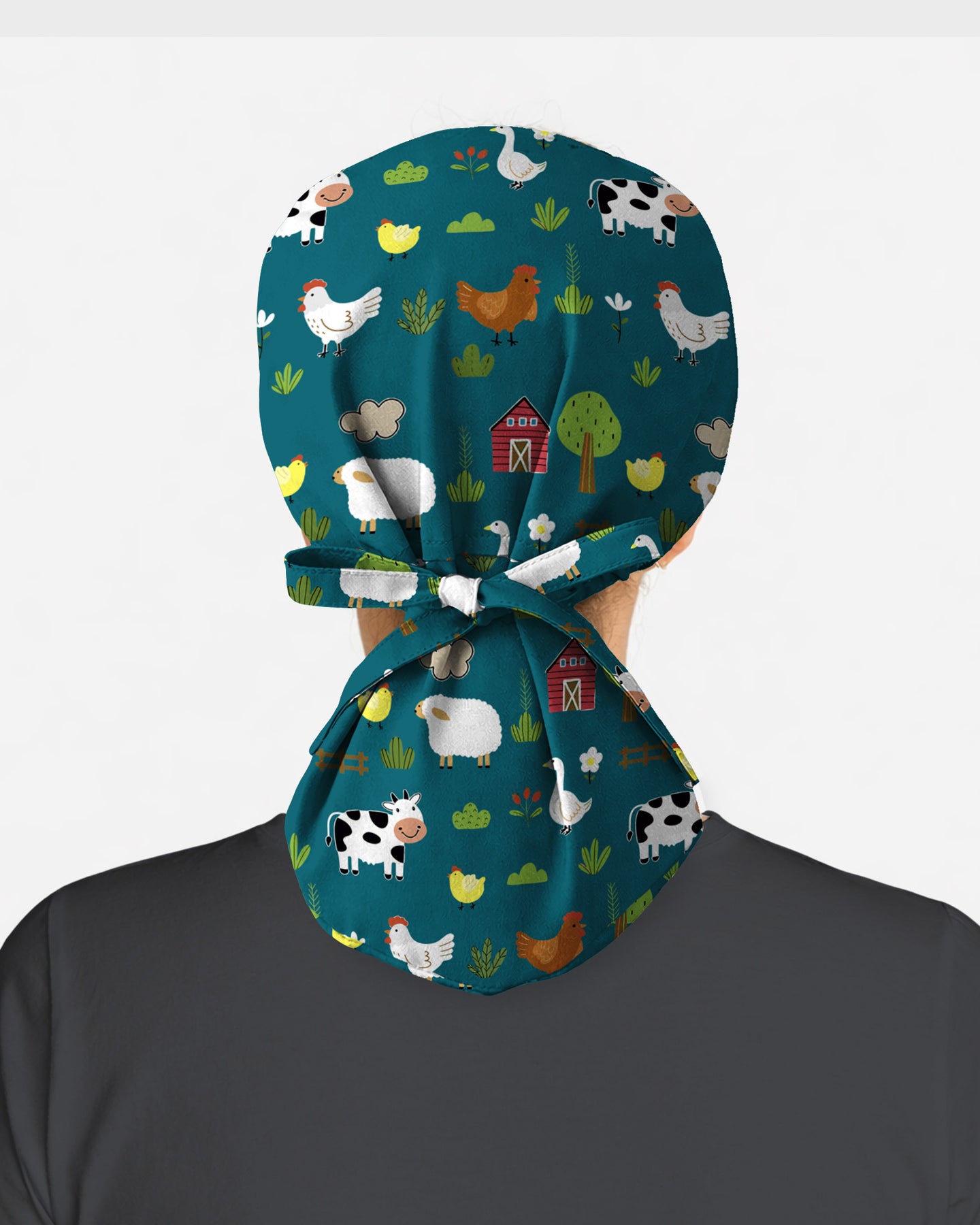 Barnyard Buddies Happy Farm Friends Scrub Cap