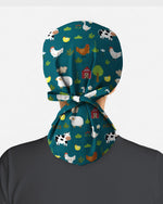 Barnyard Buddies Happy Farm Friends Scrub Cap