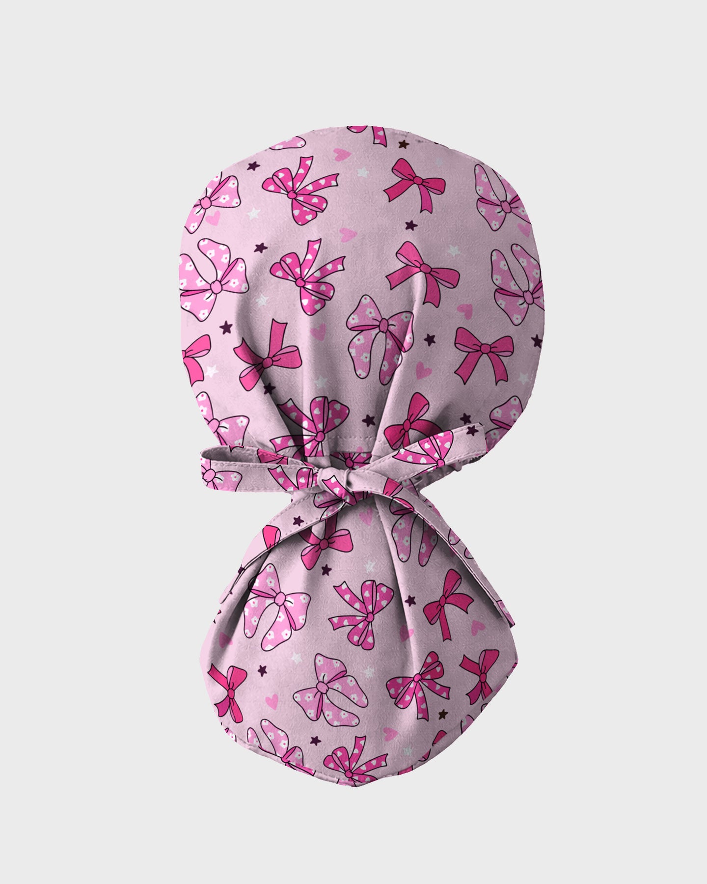Pretty in Bows Soft Girly Charm Scrub Cap