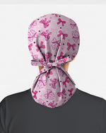 Pretty in Bows Soft Girly Charm Scrub Cap