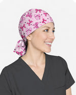 Pretty in Bows Soft Girly Charm Scrub Cap