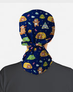 Camping Bears Cozy Woodland Adventure Scrub Cap