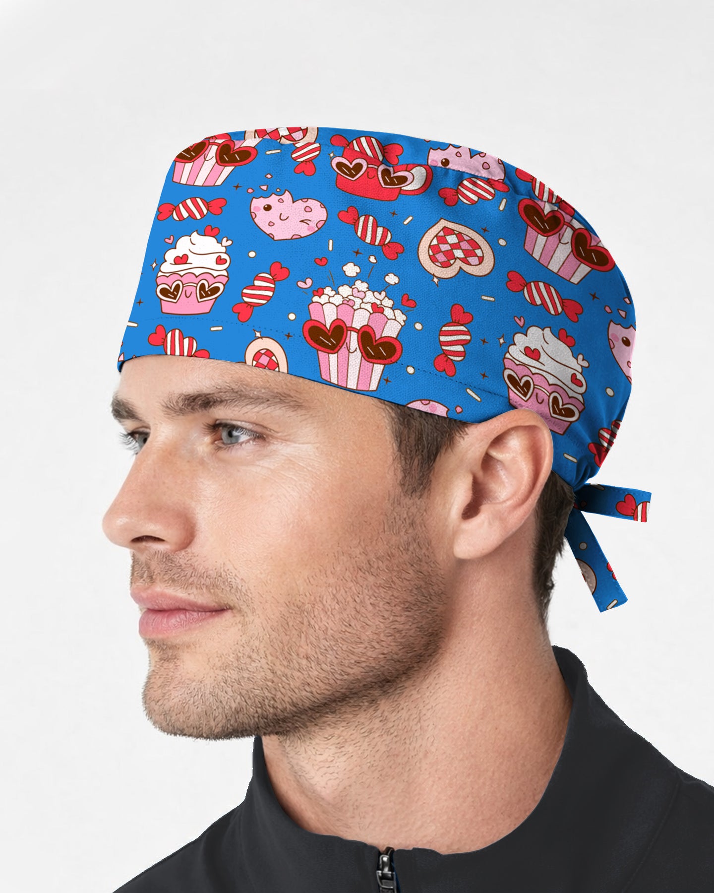 Groovy Snacks Funky Colorful Treat Parade Scrub Cap