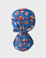 Groovy Snacks Funky Colorful Treat Parade Scrub Cap