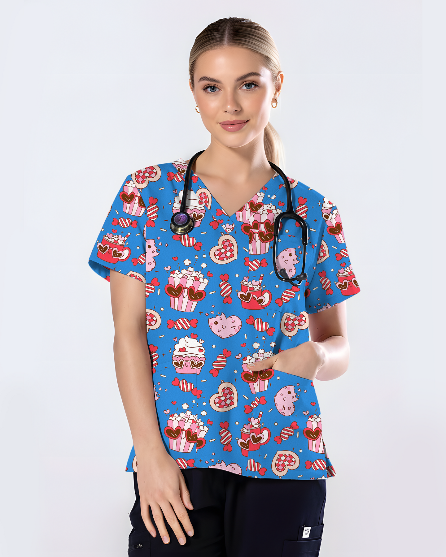 Hydrated Sista Fresh Glow Vibes Women Scrub Top