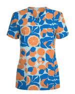 Orange Bliss Citrus Sunshine Fresh Glow Women Scrub Top