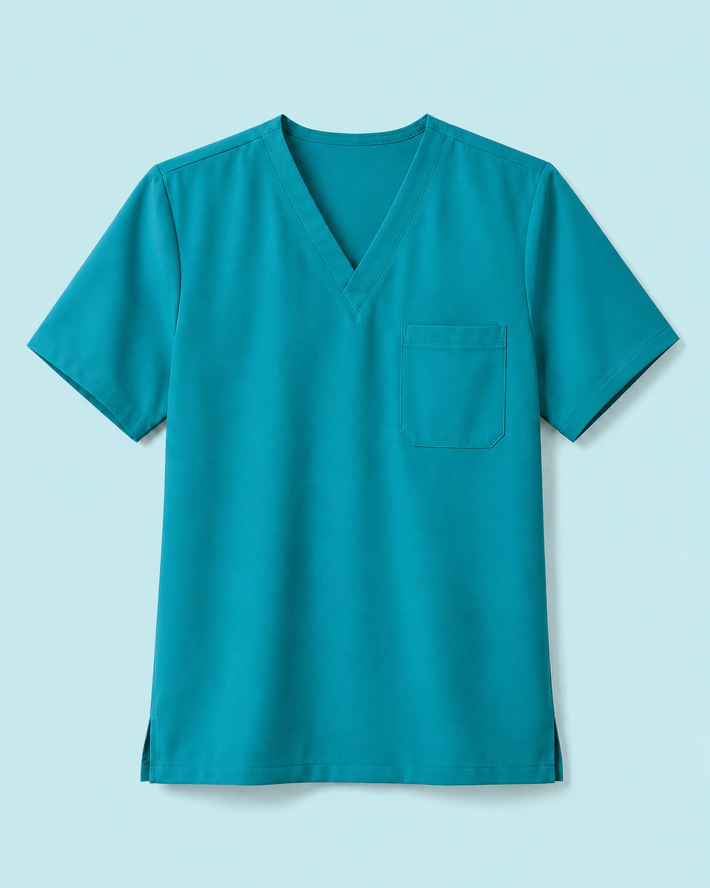 Men's One-Pocket V-neck Scrub Top Marina
