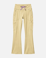 High-Rise Flare Scrub Legging Butter Yellow